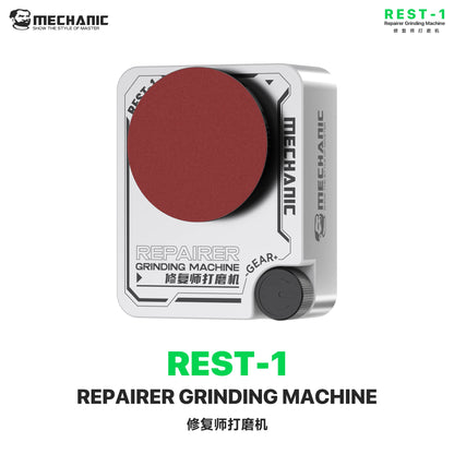 MECHANIC REST-1 Repairer Grinding Machine Strong Magnet Motor Stepless Speed Control Type C Charging For Phone Repair Tools