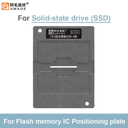 Kit de plataforma magnética de reballing para SSD NAND Flash AMAOE BGA132 y BGA152