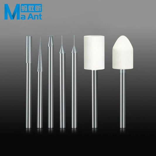 MaAnt Lápiz eléctrico de esmerilado de 2,35 mm Hoja de corte para reparación de teléfonos D1 D2 Cuchilla de lápiz de esmerilado 0,2 mm/4 mm/8 mm Herramientas de reparación