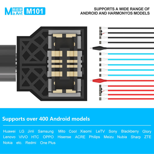 Cable de alimentación y arranque para teléfono Android MaAnt M101