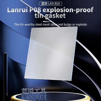 Lanrui P08 Explosion-proof Tin Gasket The Tin-Worthy Steel Mesh Does Not Bulge or Explode Easy To Value Tin Without Splashing