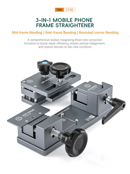 TBK 215B Phone Mid-Frame Straightening and Corner Correction Fixture