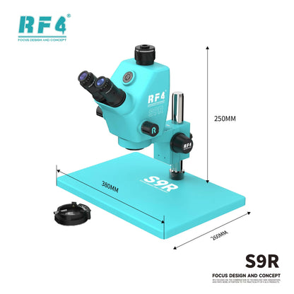RF4 S9R 7-74X Wide-View Stereo Microscope