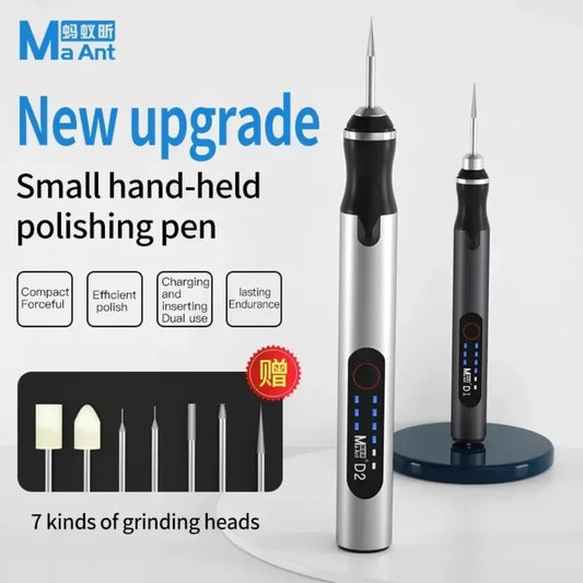 Lápiz eléctrico recargable para esmerilar uñas MaAnt D1/D2