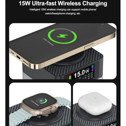 RELIFE 6-port 80W Super Fast Charging Dual PD Fast Charging and Smart USB-A Compatible with a variety of Electronic Devices