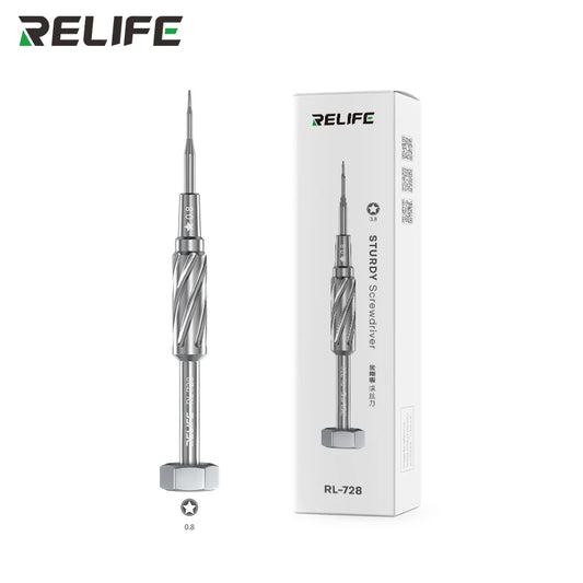 Relife RL-728 Destornillador 2D Extra Duro Antideslizante Con Fuerte Magnetismo para Herramientas de Desensamblaje de Reparación de Teléfonos Móviles Destornillador de Tornillos