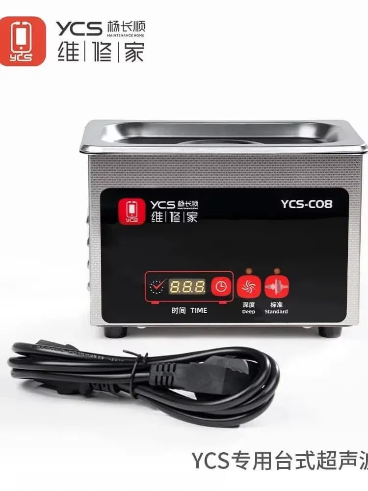 YCS Upgraded & Enlarged Mobile Phone Motherboard Contact Cleaner — Automatic Timer Control, Deep Cleaning, Portable Design
