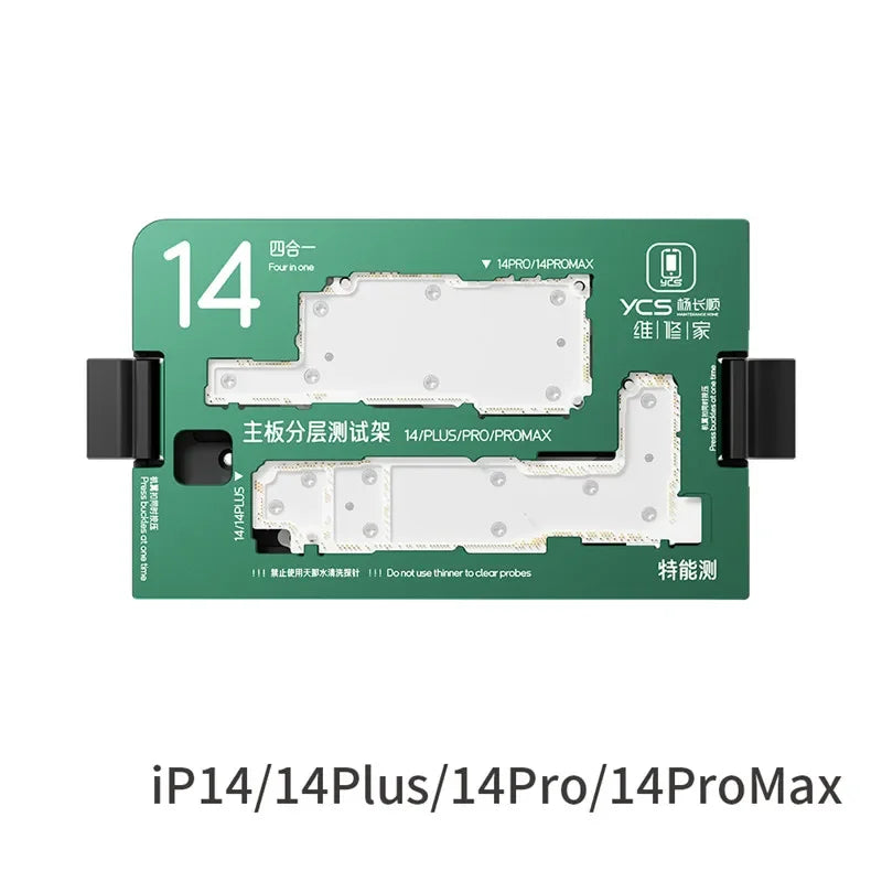 YCS Motherboard Layered Testing Frame For IP X XS 11 12 13 14 15 16 Pro Max Plus Middle Level Radio Frequency Function ISocket