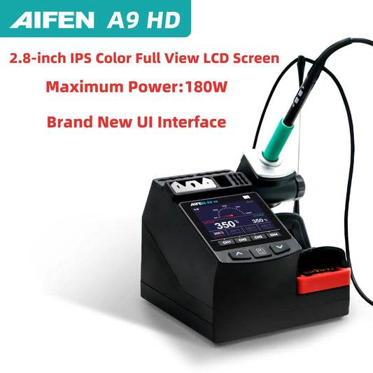 Estación de soldadura AIFEN A9HD de 180 W para mangos C210/C245