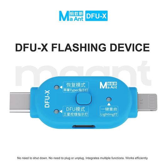 MAANT DFU-X Herramienta de recuperación de teléfonos y reinicio forzado