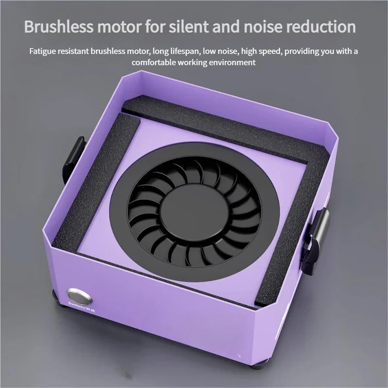 LANRUI L03 Welding Fume Extractor Air Purifier with HEPA Filter for Phone Repair Welding Smoke Dust Purification Instrument