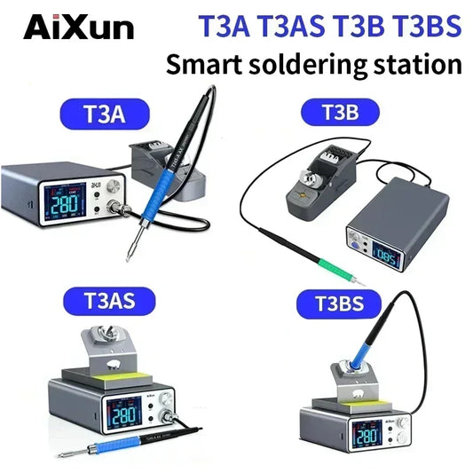 AiXun T3A / T3B Smart Soldering Station (T245 / T210 / T115 / T12 Handles)