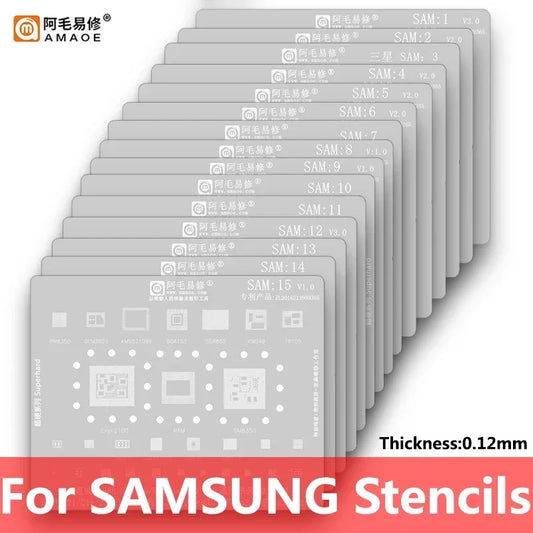 Plantilla de reballing BGA Samsung AMAOE SAM1-SAM21