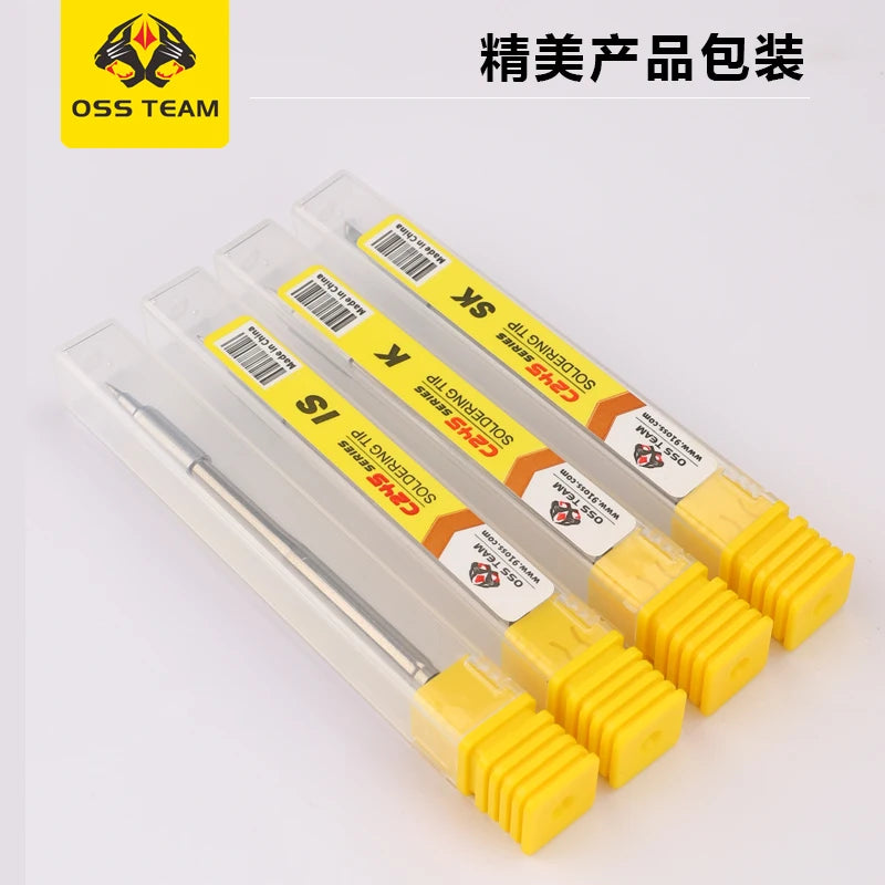 OSS C115 C210 T245 Tips Universal C245 C210 C115 Soldering Iron Tip Compatible SUGUN Maant GVM OSS Soldering Station Handle