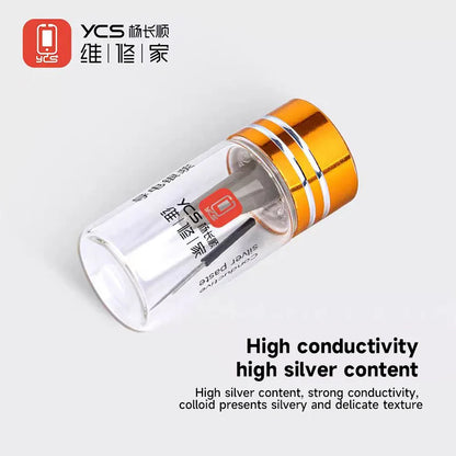 YCS D11 Nano Conductive Silver Paste Low Resistance High Temperature Resistance Mobile Phones Green/Yellow Screen Repair Tool