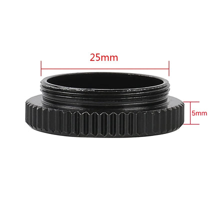 Anillo adaptador para cámara de microscopio AMAOE de 5 mm con montura C-CS