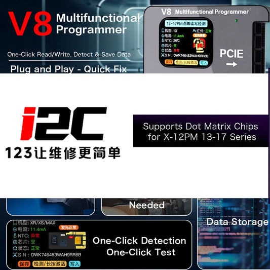 I2C V8 Face ID Programmer Kits and Adapter Board Options