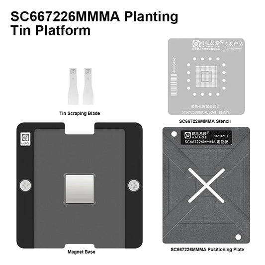 Plataforma de reballing BGA AMAOE SC667226MMMA