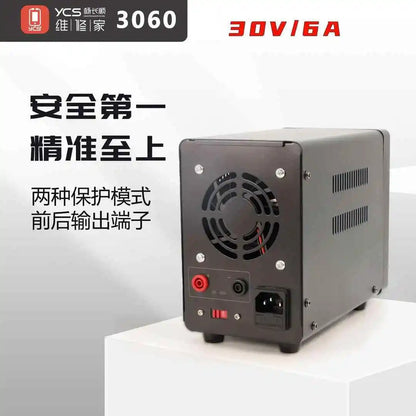 YCS repair home voltage stabilizer power supply 3060.30V 6A180W high power mobile phone repair DC ammeter