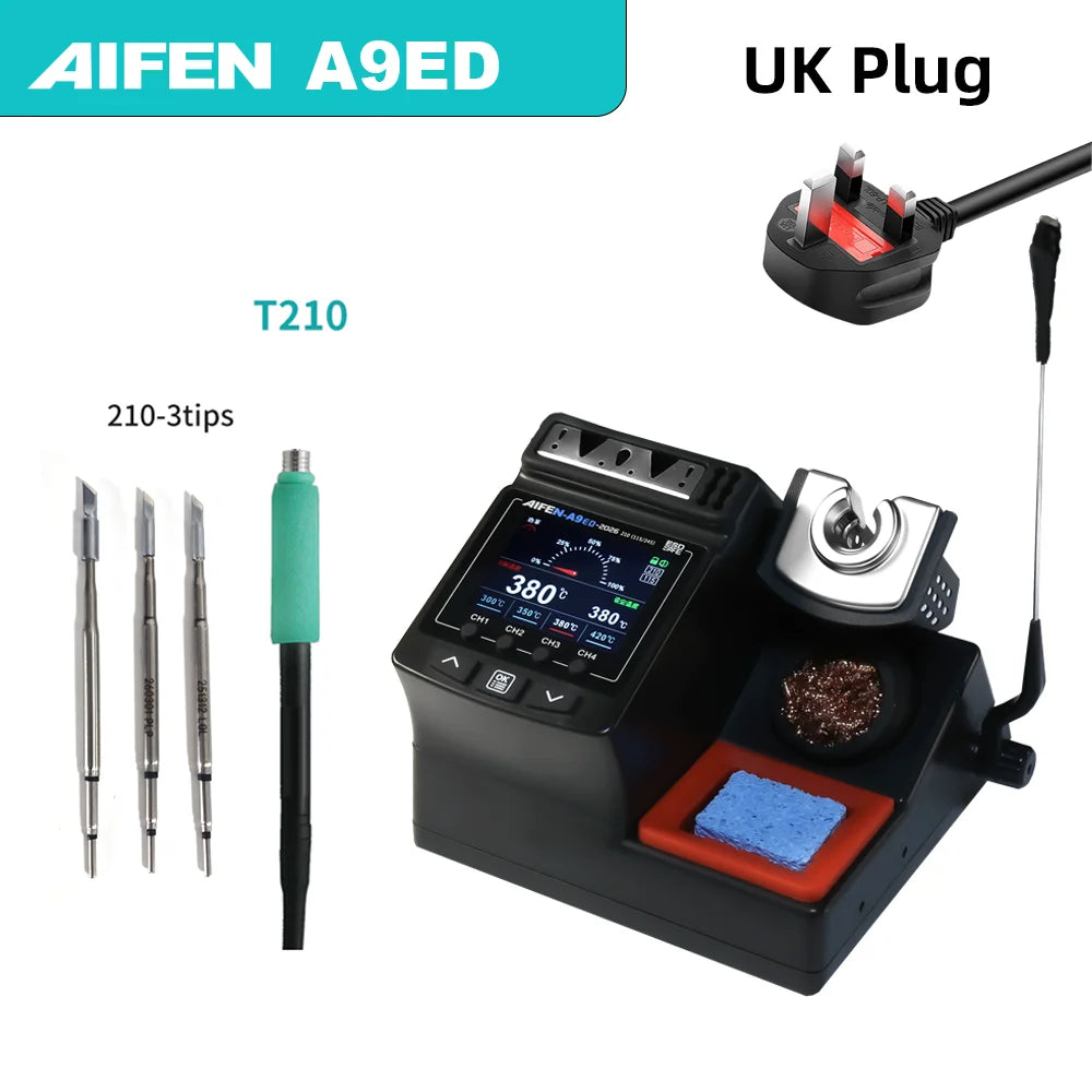 AIFEN A9ED Electronic Soldering Station C210 C245 Solder Iron Handle Welding Rework Tool for DIY And Electronics Rep