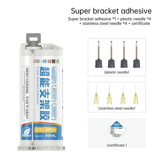JCID-SP16 Universal AB Super Bracket Adhesive Multipurpose Nano Glue for Mobile Phone Glass Back Cover LCD Screen Bonding Glue