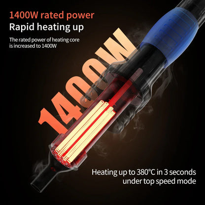 Aixun H314 Intelligent Hot Air Gun Soldering Station 1400W Digital High Power BGA Rework Heating Station With Nozzle