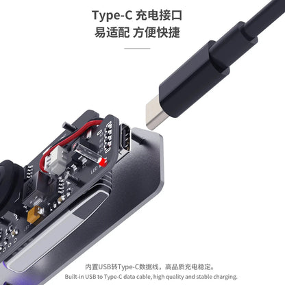 2UUL SC05 600mAh Metal Shell Portable UV Curing Lamp USB To Type-C Dual Wick for Tablet Phone Motherboard CPU Chip Repair Tools