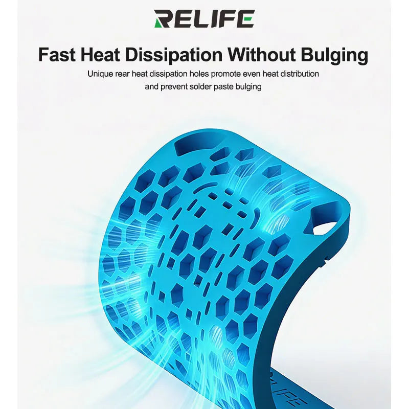 RELIFE RL-004R Curved Magnetic Soldering Pad Soft and Heat Resistant，for CPU Chips and Hard Drive ic Soldering Repair Tools