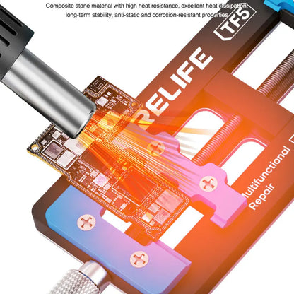 RELIFE TF5 Multifunctional Repair Fixture for Clamping and Repairing Various Mobile Phone Motherboards, CPU Chips, and Component