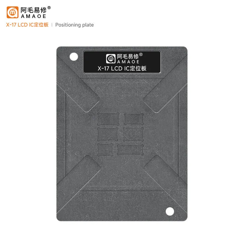 Kit de plataforma magnética BGA para reballing del IC de la pantalla del iPhone X–17 Pro Max AMAOE