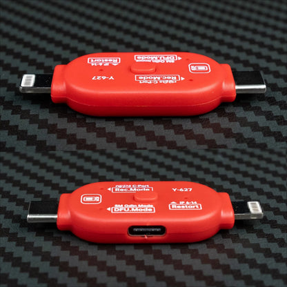 YCS Y627 DFU Flashing Adapter One Key Enter Recovery Odin Mode for Mobile Phone IOS Android System Refurbish Diagnostic Tool Kit