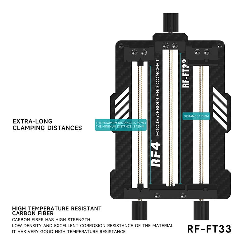 RF4 RF-FT33 Adjustable PCB Soldering Fixture