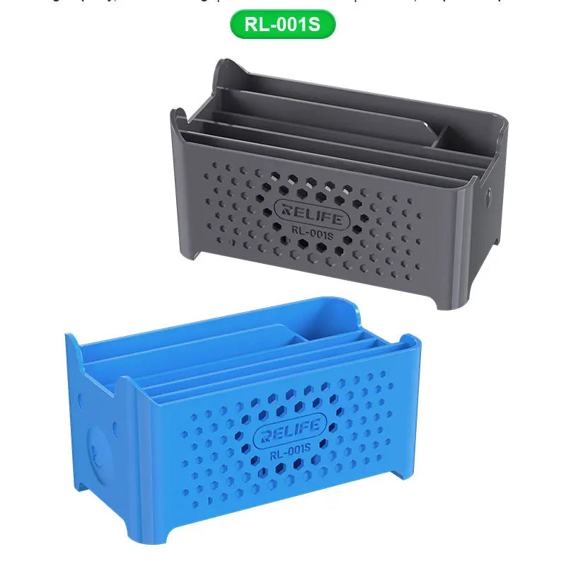 RELIFE RL-001S  Multifunctional Tin Planting Net Storage Box Large Capacity can Hold about 80 Tin Planting Nets Repair Tools