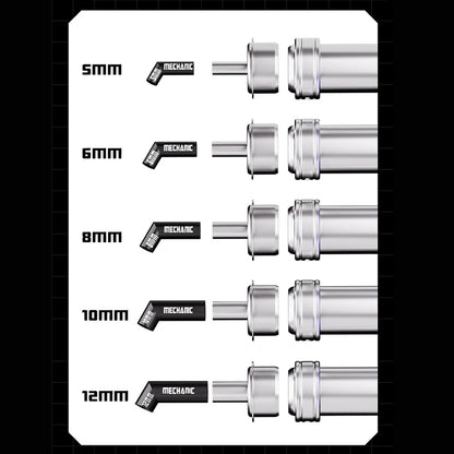 MECHANIC 861 Diagonal Air Nozzle 5 6 8 10 12 mm Oblique Blow Nozzle Even Heating Tools Heating Station Replacement Mouth