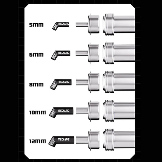 MECHANIC 861 Diagonal Air Nozzle 5 6 8 10 12 mm Oblique Blow Nozzle Even Heating Tools Heating Station Replacement Mouth