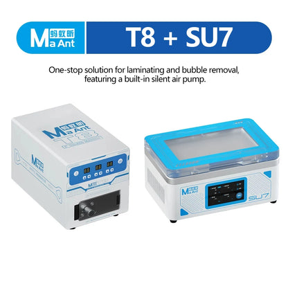 Opciones de laminadora y eliminadora de burbujas para LCD MAANT SU7/T8