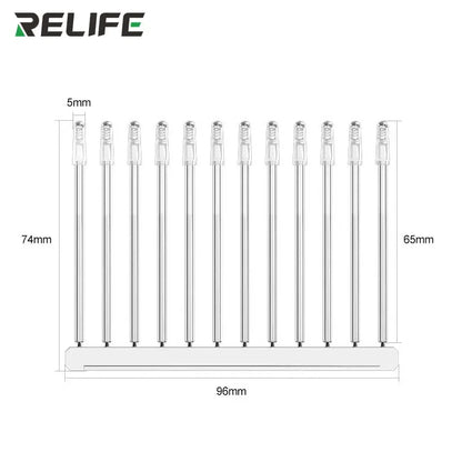 48pcs RELIFE RL-094 Camera Lens Dust Removal Stick Strong Adhesion For Phone Repair Cleaning Tool