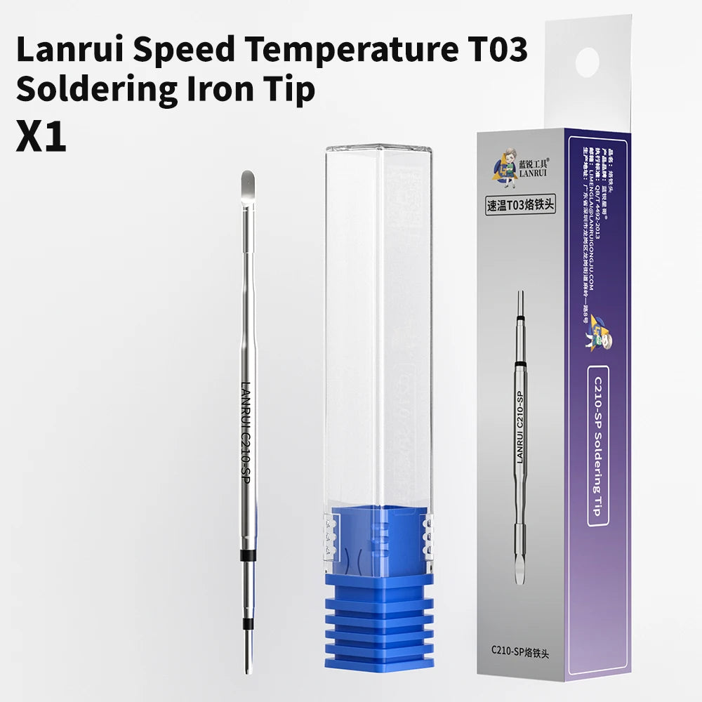 LANRUI T03-SP Special Rapid Heat Soldering Iron Tip Used To Remove Screen Cables Remove Chips And Glue