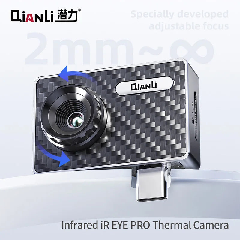 Qianli Adjustable Focus Infrared IR EYE PRO Thermal Camera for Mobile Phone Repair PCB Fault One-key Check Instrument