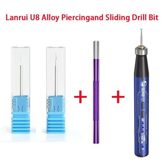 Lanrui U8, herramienta de extracción rápida de tornillos para brocas deslizantes y de perforación de aleación, MECHANIC GDR2, lápiz eléctrico multifunción para pulir