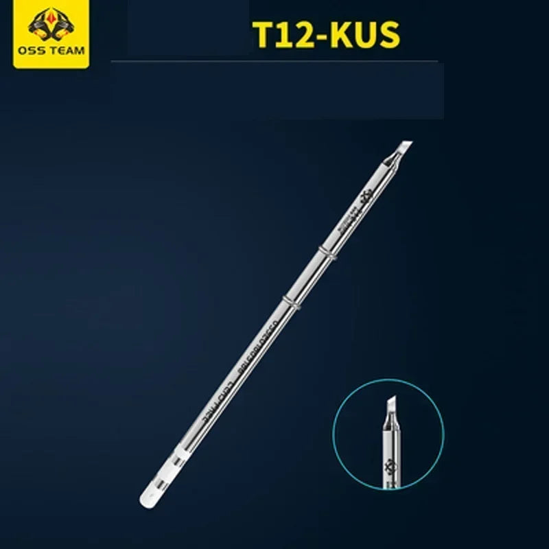 Punta de soldar OSS T12 T12-X Plus BLS/BJS/SKUS/KU/SUK/LS/ILS para estación de soldar serie T12, herramientas de puntas duras de alta calidad