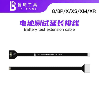 LUBAN Battery Extension Tester Flex Cable for IPhone 8 8P X XS XSM 11 12 13 14 15 16 17PRO MAX Mobile Phone Repair Tool