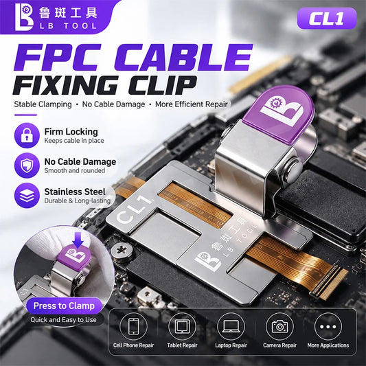 LUBAN CL1 Ribbon Cable Clamp for Phone Screen IC Soldering