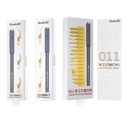 QIANLI CPU IC Glue Removal Knife Handle for Mobile Phone Repair Motherboard NAND CPU Cleaning Prying Tool 007 008 009 011 012