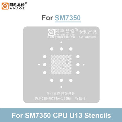 Plataforma de reballing BGA para CPU AMAOE U13 SM7350