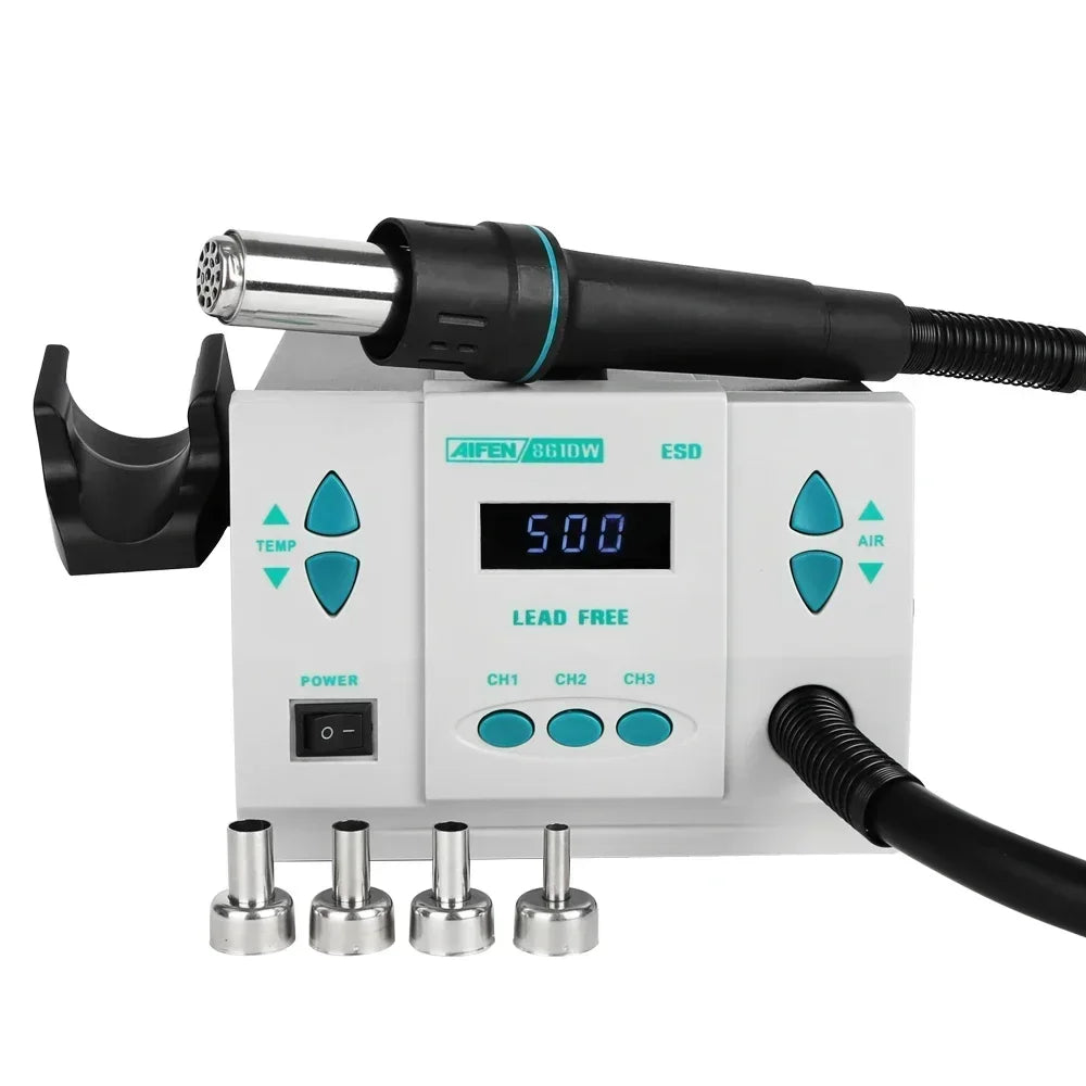 2026 AIFEN 861DW Hot Air Rework Soldering Station Portable Repair Equipment for Mobile Phone Fixing
