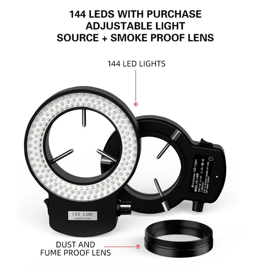 RF4 60/144-LED Adjustable Microscope Ring Light