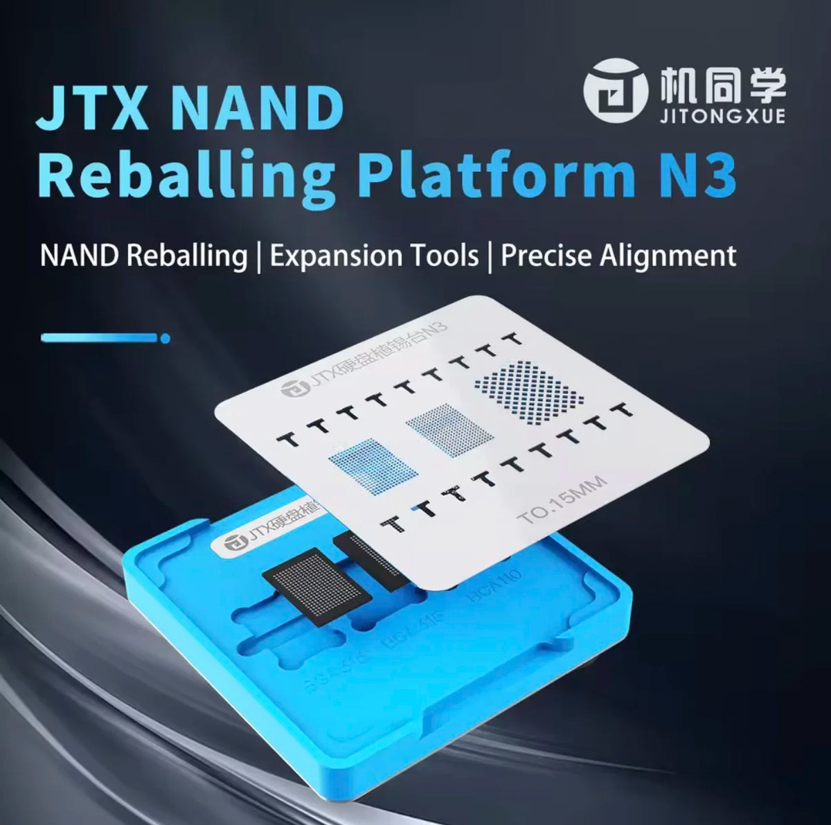Plataforma de reballing BGA NAND N3 JTX